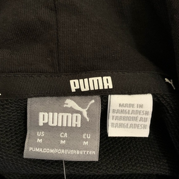 Puma Sweatshirt Puma Logo Amplified Terry Hoodie - Picture 13 of 15